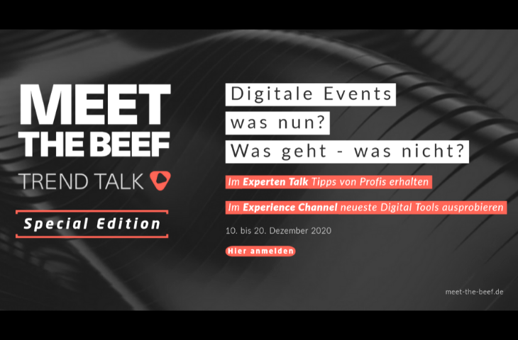 MEET THE BEEF – Trend Talk, 10. bis 20. Dezember 2020