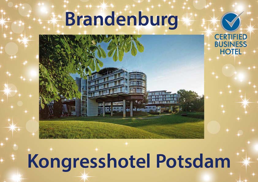 Kongresshotel Potsdam ist Brandenburgs bestes Certified Business Hotel 2020