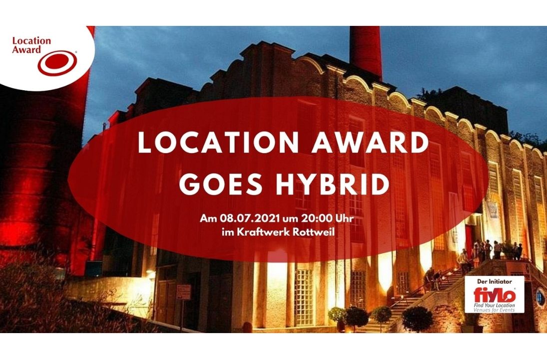 Eventlocation“ gesucht! Bewerbungsstart für den Location Award 2021