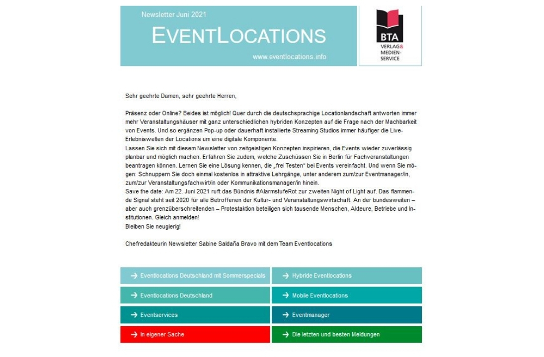 Jetzt bei EVENTLOCATIONS: 7 neue Streaming-Locations, Messe- & Eventservice-News