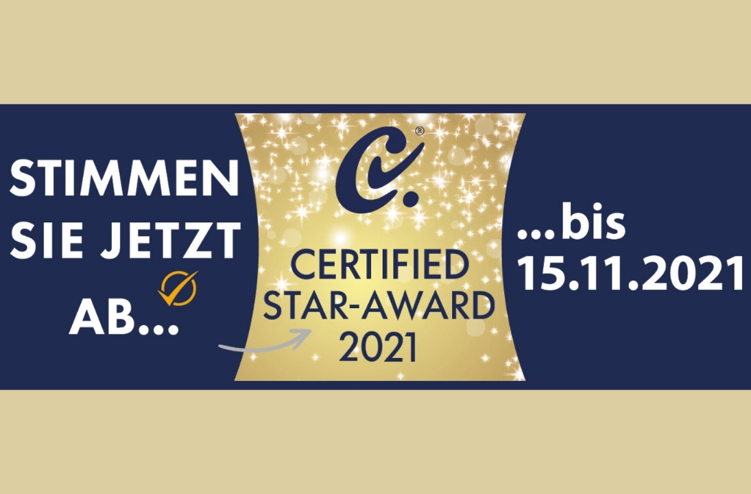 Certified Star Award 2021- Wir stellen die nominierten Certified Business Hotels vor