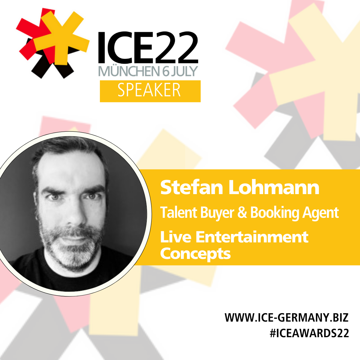 Stefan Lohmann spricht bei den ICE-Awards