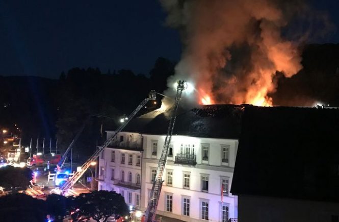 Nach Feuer im Luxushotel «Badischer Hof» Ermittlungen vorläufig eingestellt