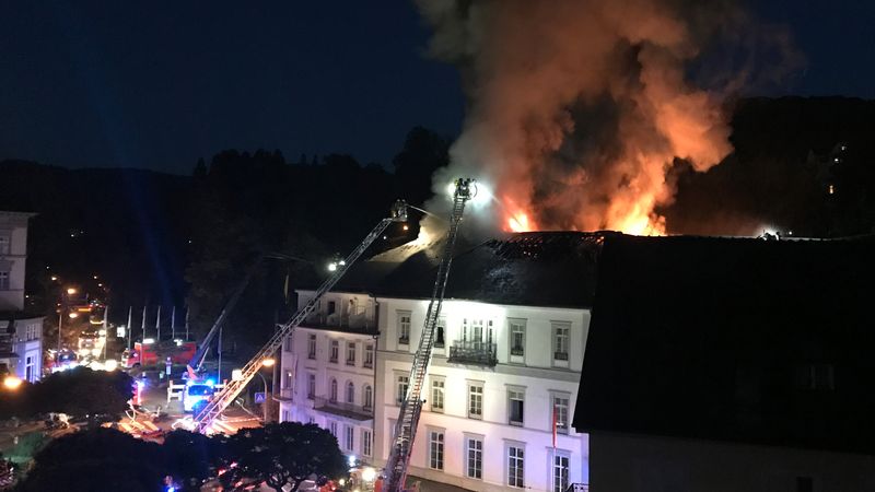 Nach Feuer im Luxushotel «Badischer Hof» Ermittlungen vorläufig eingestellt
