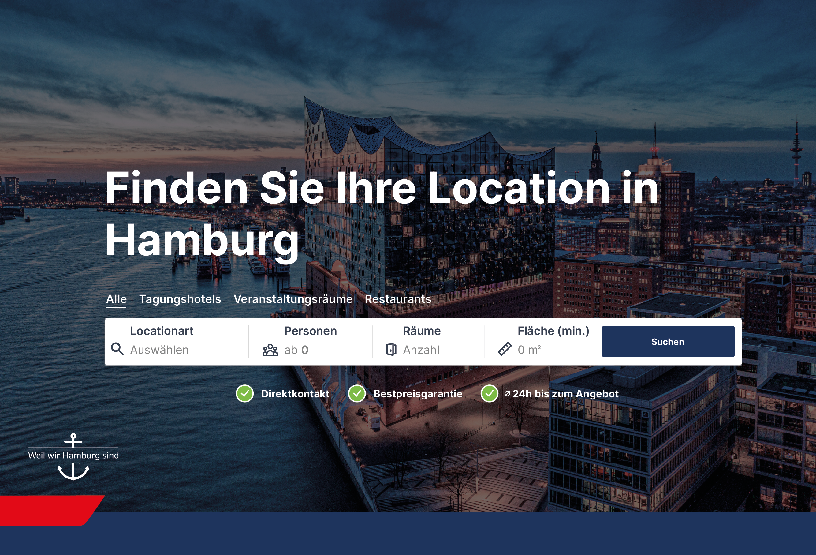 Eventlocations.com stellt Plattform zur Vermarktung von Veranstaltungslocations für das Hamburg Convention Bureau zur Verfügung