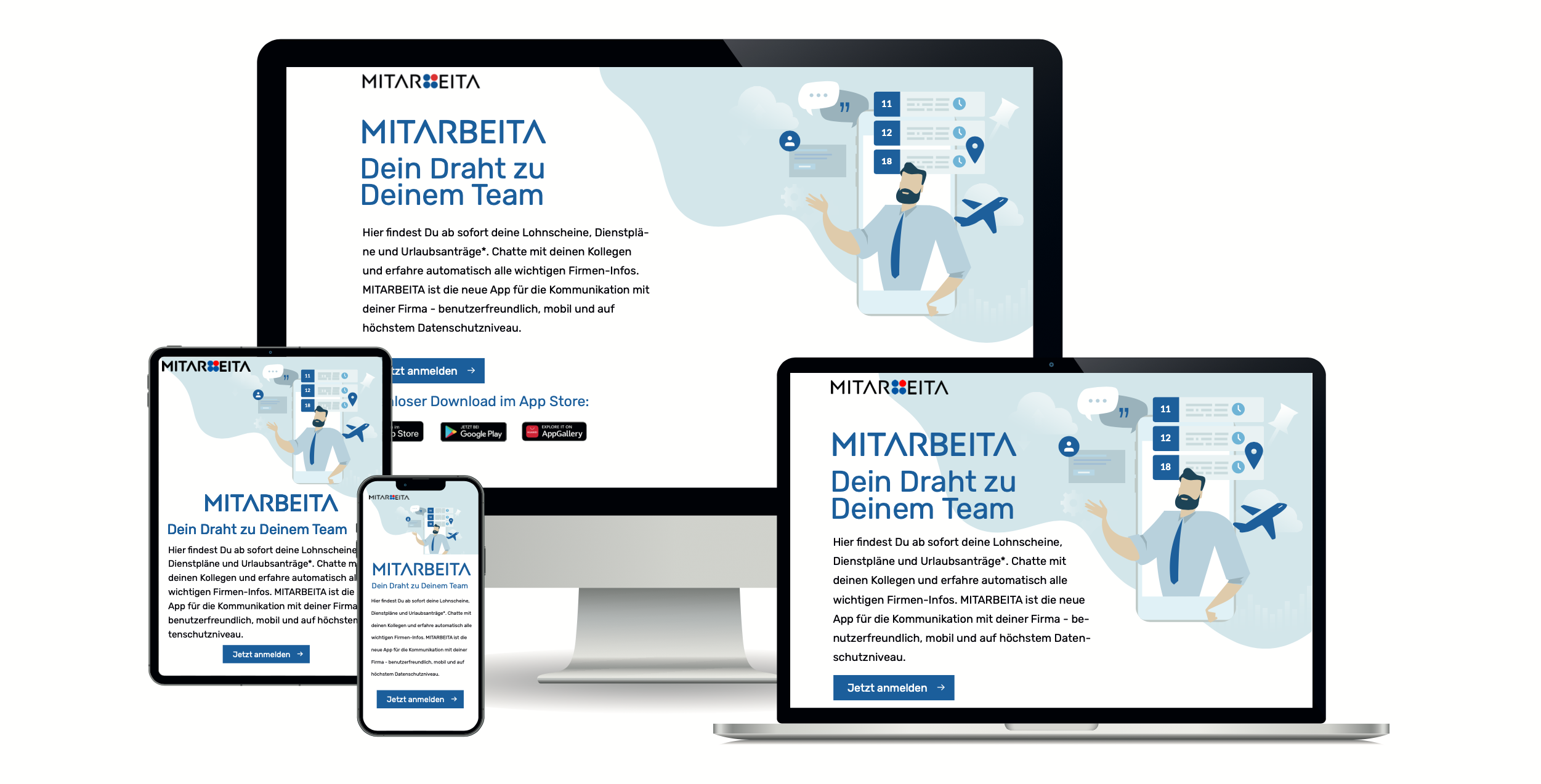 MITARBEITA – die neue Mitarbeiter-App der lohn-ag.de AG