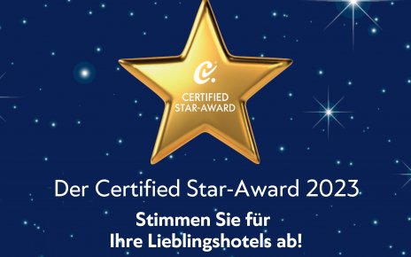 Hotels gehen für den „12. Certified Star-Award“ auf Stimmenfang