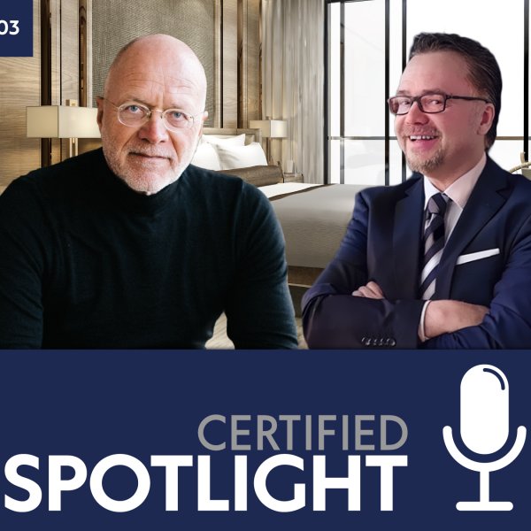 Im neuen Podcast „Certified Spotlight“ ist Hotelier Michael Stober zu Gast