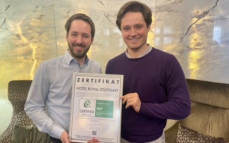 Traditionsreiches Hotel Royal Stuttgart als Certified Green Hotel ausgezeichnet