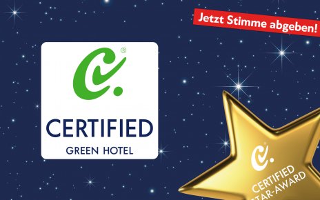 Die Certified Green Hotels im Wettbewerb um den „12. Certified Star-Award“