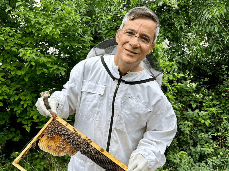 Rund um den diesjährigen Weltbienentag wurde unerwartet ein Bienenschwarm auf dem Firmengelände des Servitex-Mitglieds Fliegel Textilservice aus Berlin-Neukölln entdeckt.