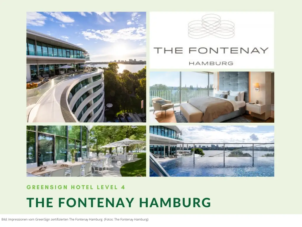 GreenSign Institut würdigt The Fontenay Hamburg für nachhaltige Exzellenz