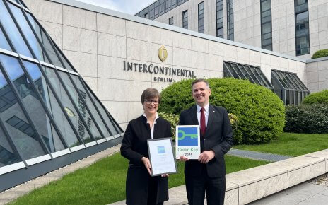 Ausgezeichnete Nachhaltigkeit: InterContinental Berlin erhält Green Key Zertifikat
