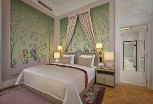 Elegant, großzügig und außergewöhnlich schön: die Royal Suite im Hotel Taschenbergpalais Kempinski Dresden 