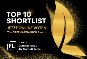 Die Shortlist für den GREEN MONARCH Award 2025 steht fest – öffentliches Voting läuft