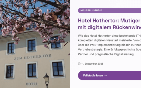Fallstudie: Hotel Hothertor – Mutiger Neustart mit digitalem Rückenwind