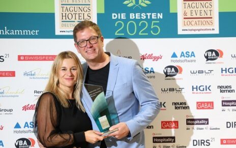 Top-Tagungshotelier 2025: Ehepaar Wurster vom Parkhotel Schillerhain