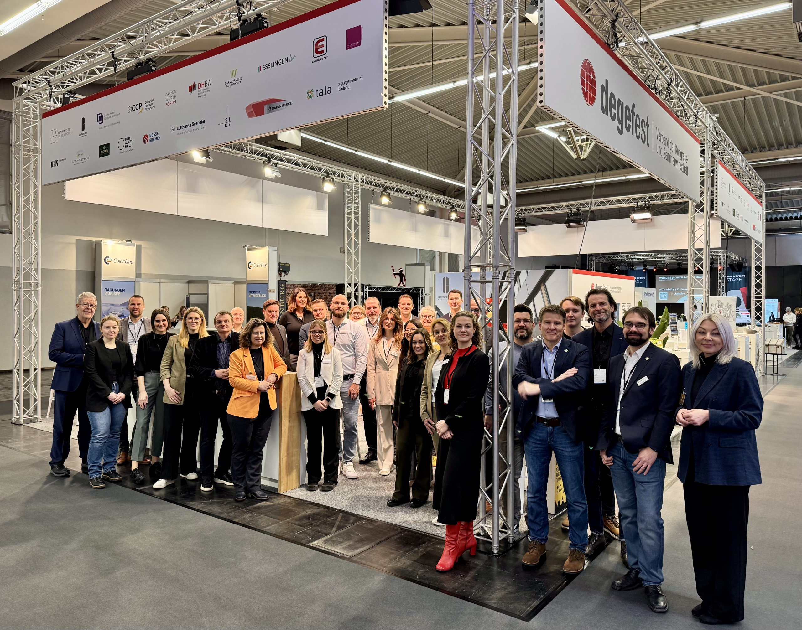 degefest e.V. erneut mit großem Gemeinschaftsstand und insgesamt 14 Mitgliedsorganisationen auf der BOE INTERNATIONAL!