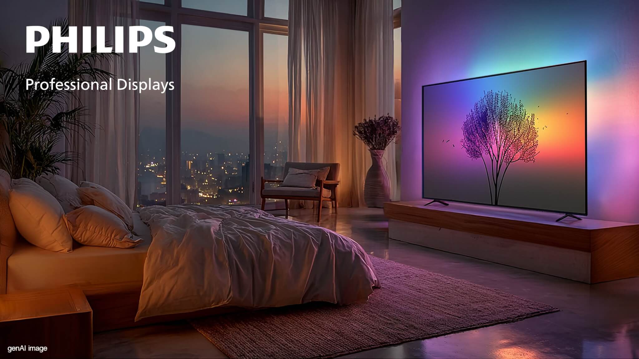 Es werde Ambilight mit Philips Professional TVs