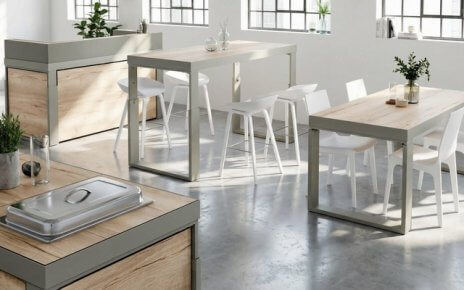 fiylo-Tipp zur INTERNORGA: ODO zeigt modulares Tischsystem im Pop-up Showroom in Hamburg.