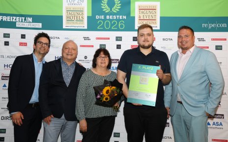 GenoHotel Forsbach zählt erneut zu den besten Tagungshotels Deutschlands